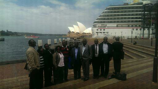 Ugandan delegation learns about land information systems and the role of technology in NSW/ACT
