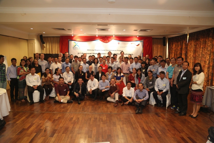 MRLG facilitates a regional stakeholder consultation workshop for addressing land challenges in the Mekong