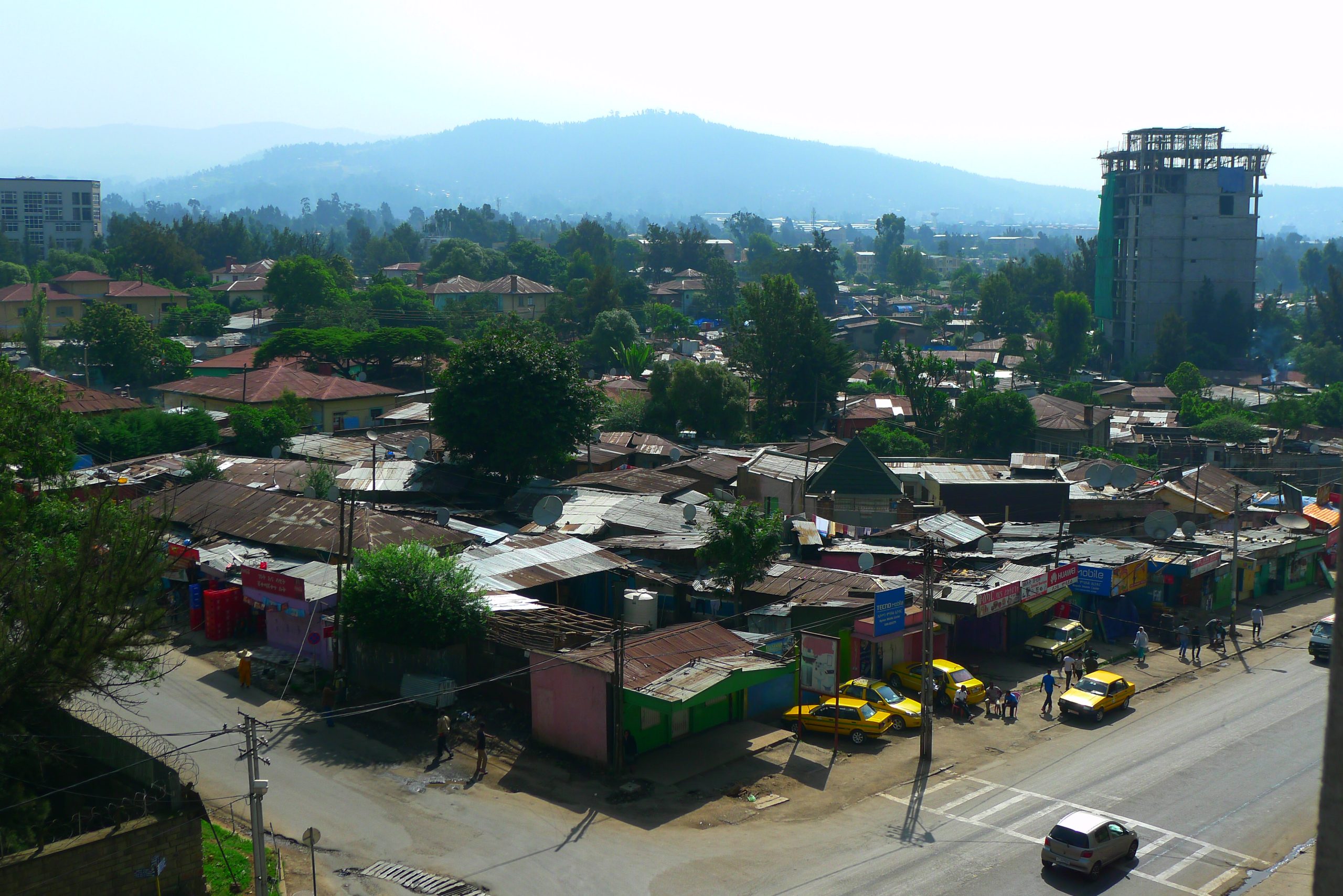 Addis Ababa, Ethiopia, urbanisation, urbanization, tenure security, urban planning, Informal settlements cannot meet existing planning standards without resulting in large-scale displacement - preventing regularisation of land and property rights and the benefits that offers in terms of tenure security. 